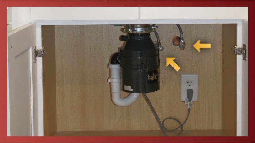 Picture of Hot And Cold Valves For Kitchen Faucet Inside Kitchen Sink Cabinet