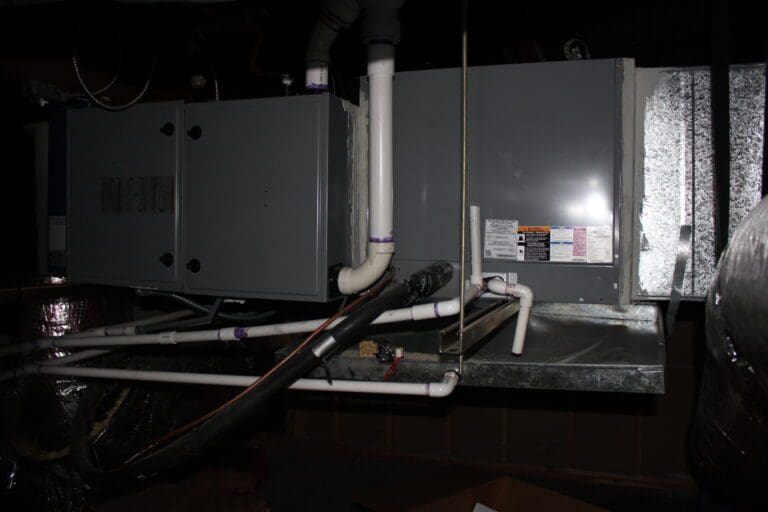 Air conditioner in attic