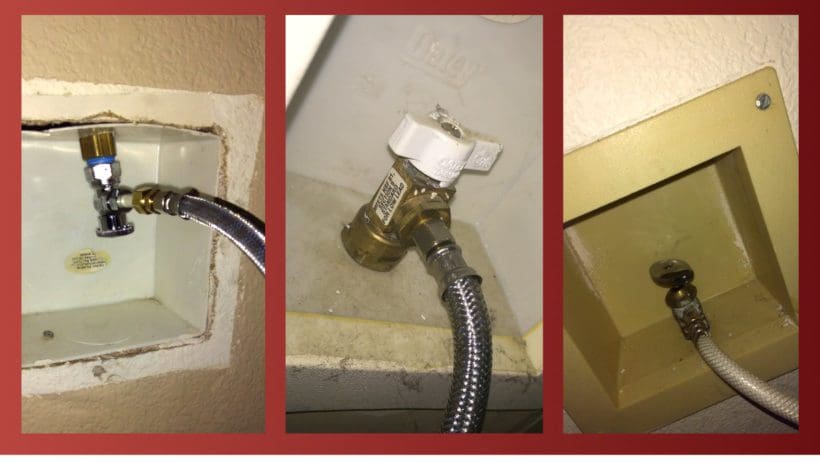 Pictures Of Icemaker Valves Behind Refrigerator