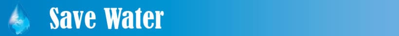 Save-Water Save Water Banner
