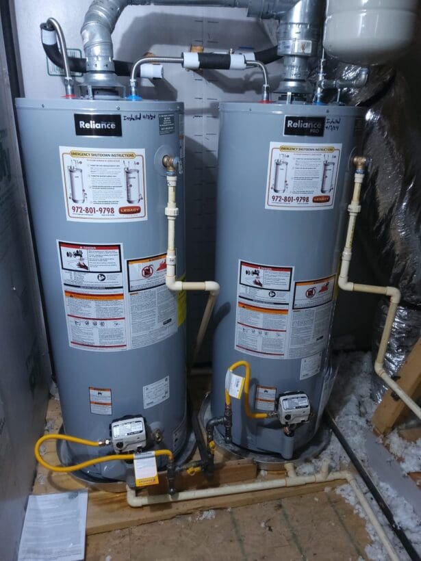 Gas Water Heater Replacement in Celina. TX