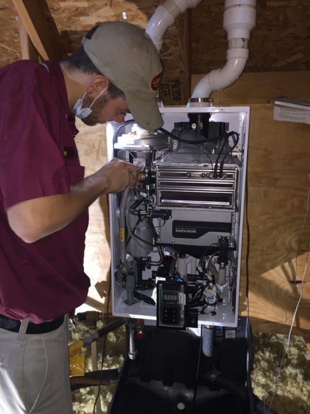 Tankless water heater repair